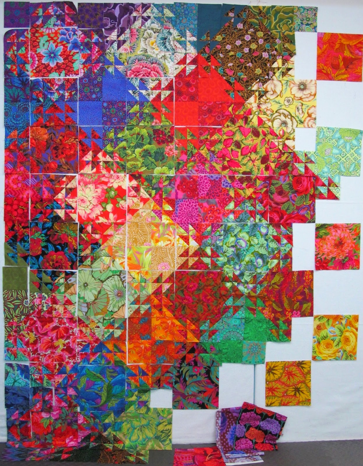 quilts made with triangles