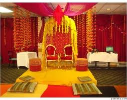 Maya Happy Weeding Mayon Stage Decoration