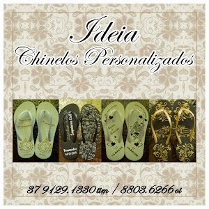 Ideia Chinelos Personalizados