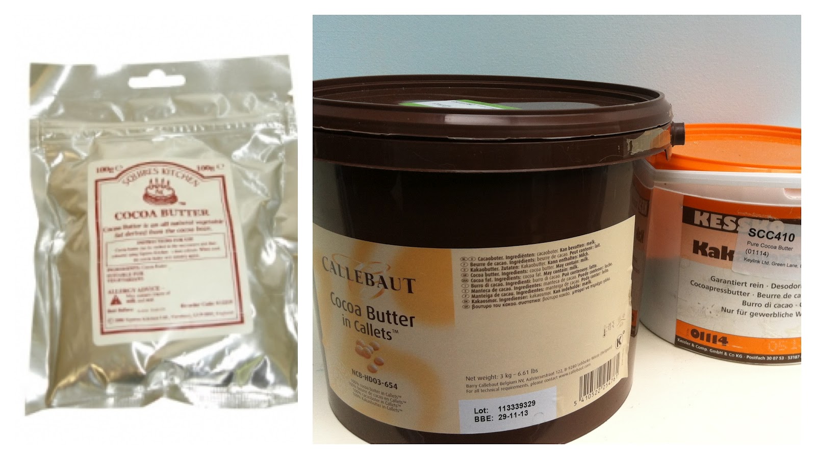 A Spoonful of Sugar Painting with cocoa butter