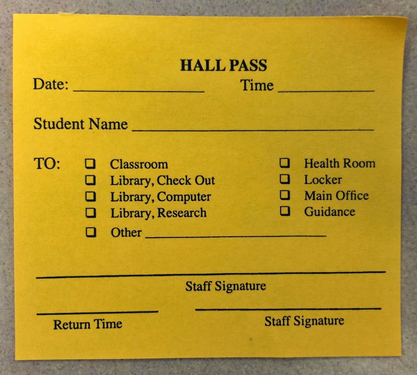 middle school math rules how our middle school handles passes hall passes for school