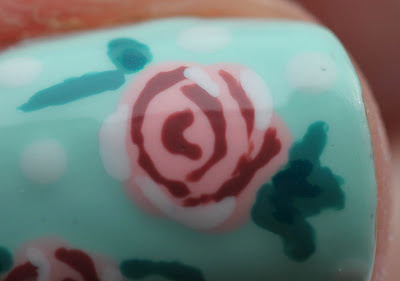Fundamentally Flawless: Rose nail art