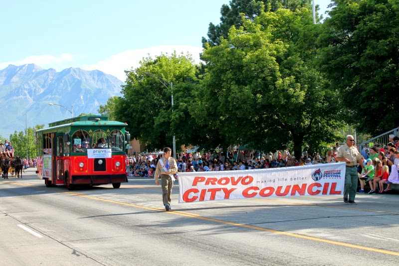 Provo City Council Council in the Grand Parade