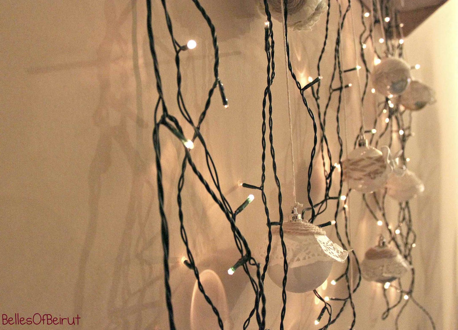 Belles Of Beirut: DIY : White Christmas Decoration