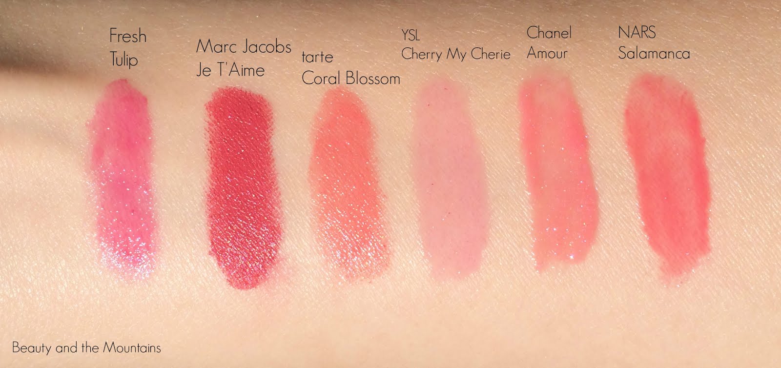 Beauty and the Mountains Bright Summer Lip Looks