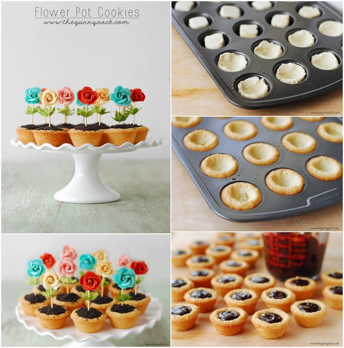 Flower Pot Cookies DIY Craft Projects