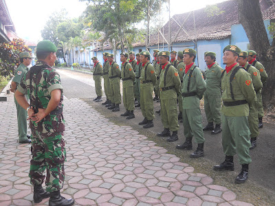 KODIM 0725/SRAGEN LATIH PBB & PPM LINMAS PEMKAB. SRAGEN