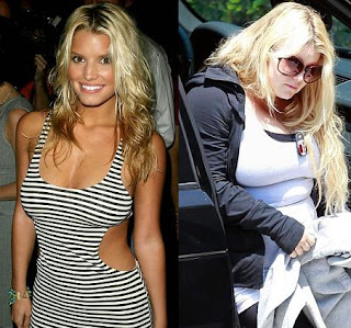 Jessica Simpson Before and After Weight