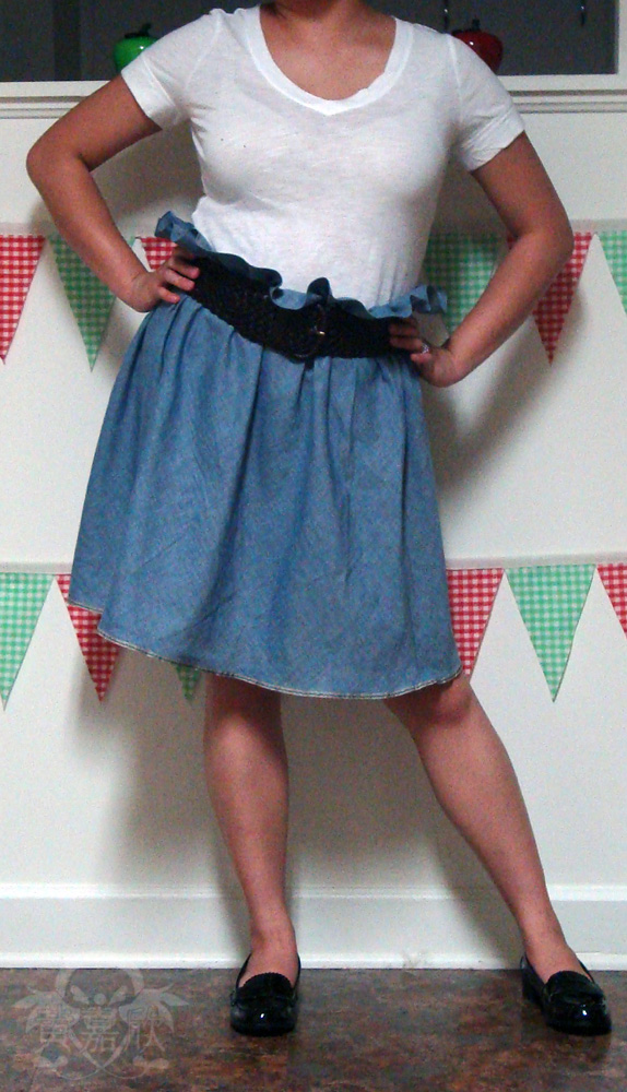 JWo Designs Plus Sized Skirt to Cute Paper Bag Skirt