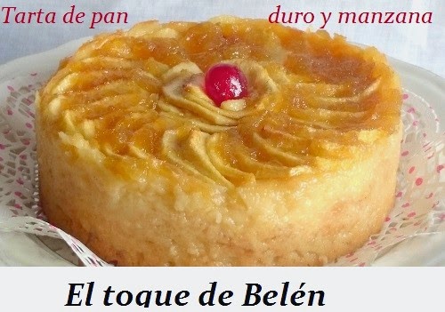Tarta De Pan Duro Y Manzana 
