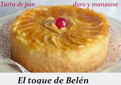 Tarta De Pan Duro Y Manzana
