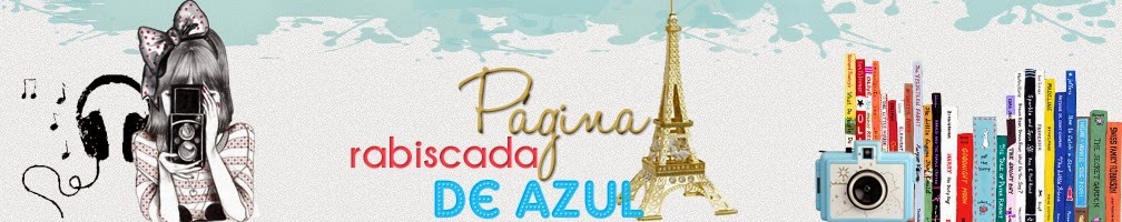 Página rabiscada de Azul