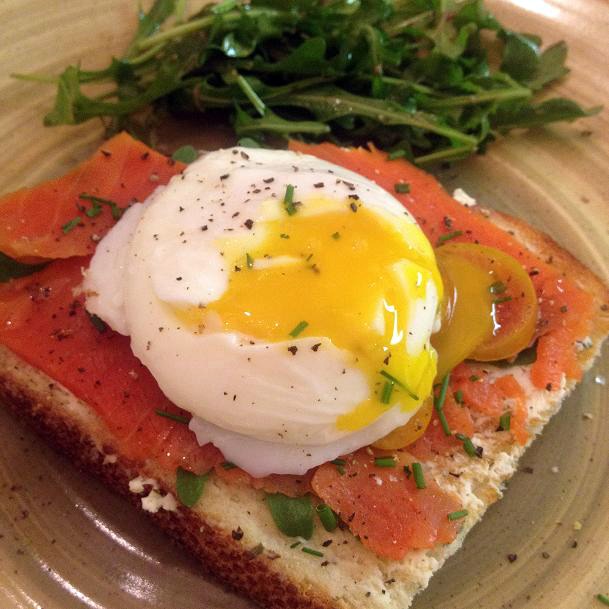 A Work in Progress Poached Egg and Smoked Salmon on Toast