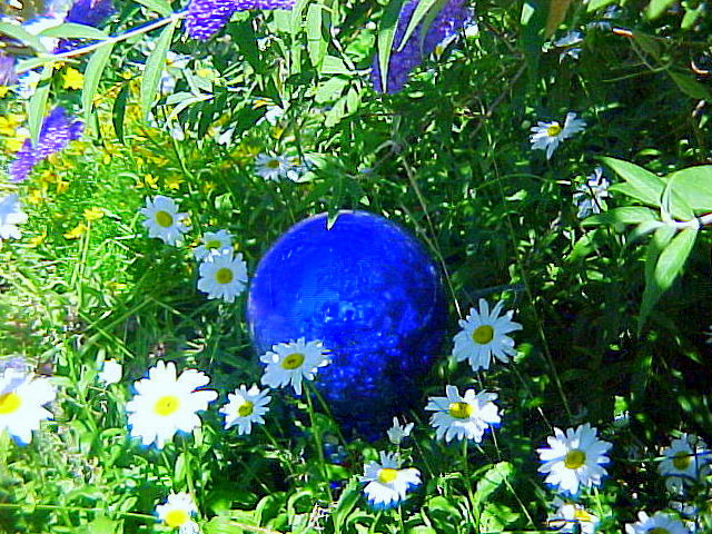 Blown Glass Garden Flowers