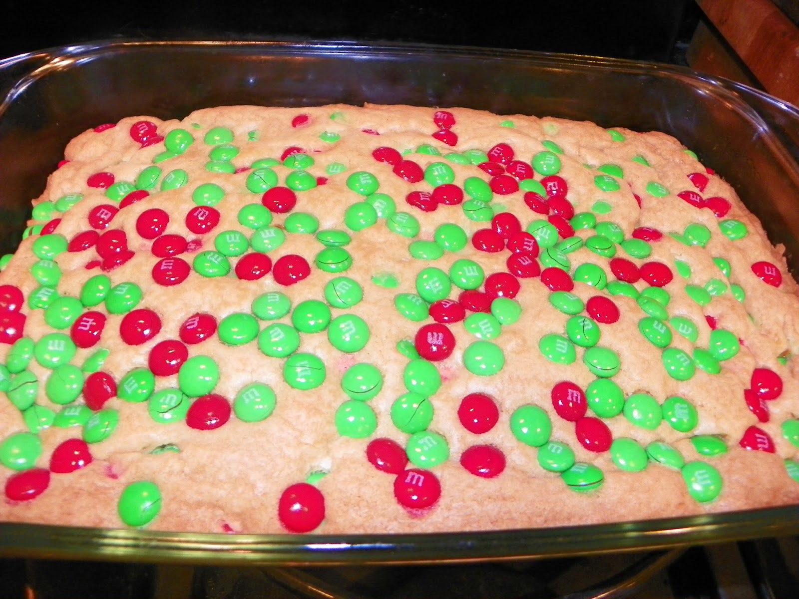 Keeping It Simple Thick and Chewy M & M Cookie Bars
