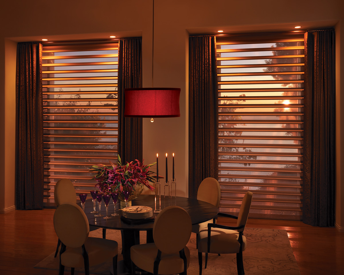 The Buzz on Blinds Do Hunter Douglas Pirouette Blinds Offer Both Light