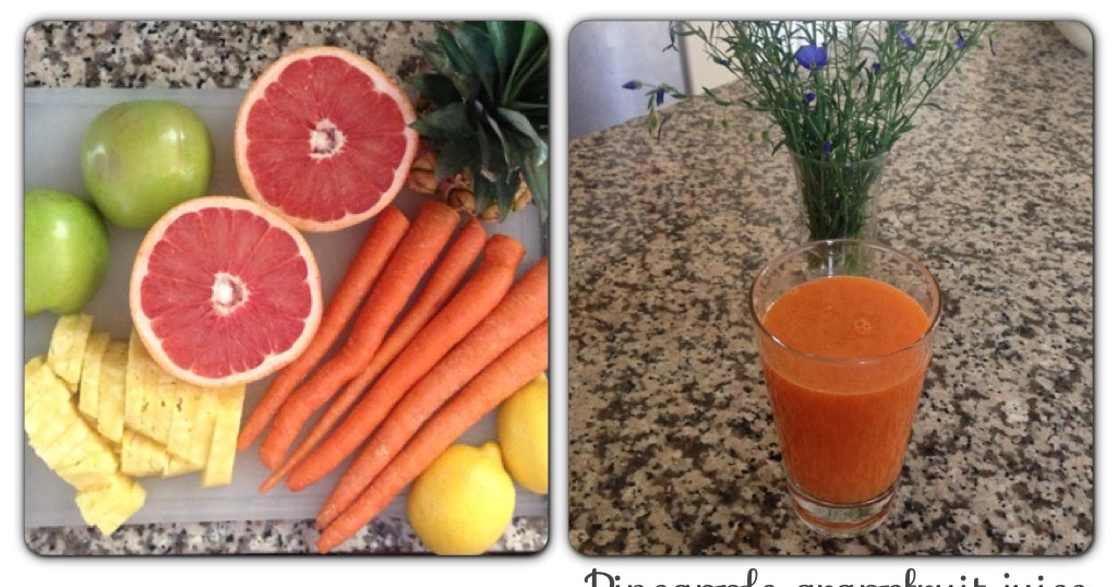 Living Simply Pineapple Grapefruit Juice Recipe