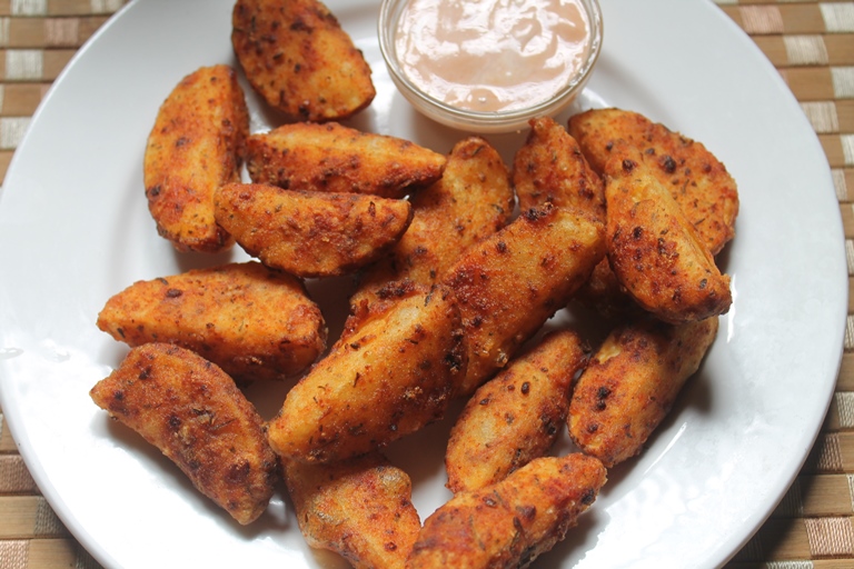 Crispy Potato Wedges Recipe Yummy Tummy