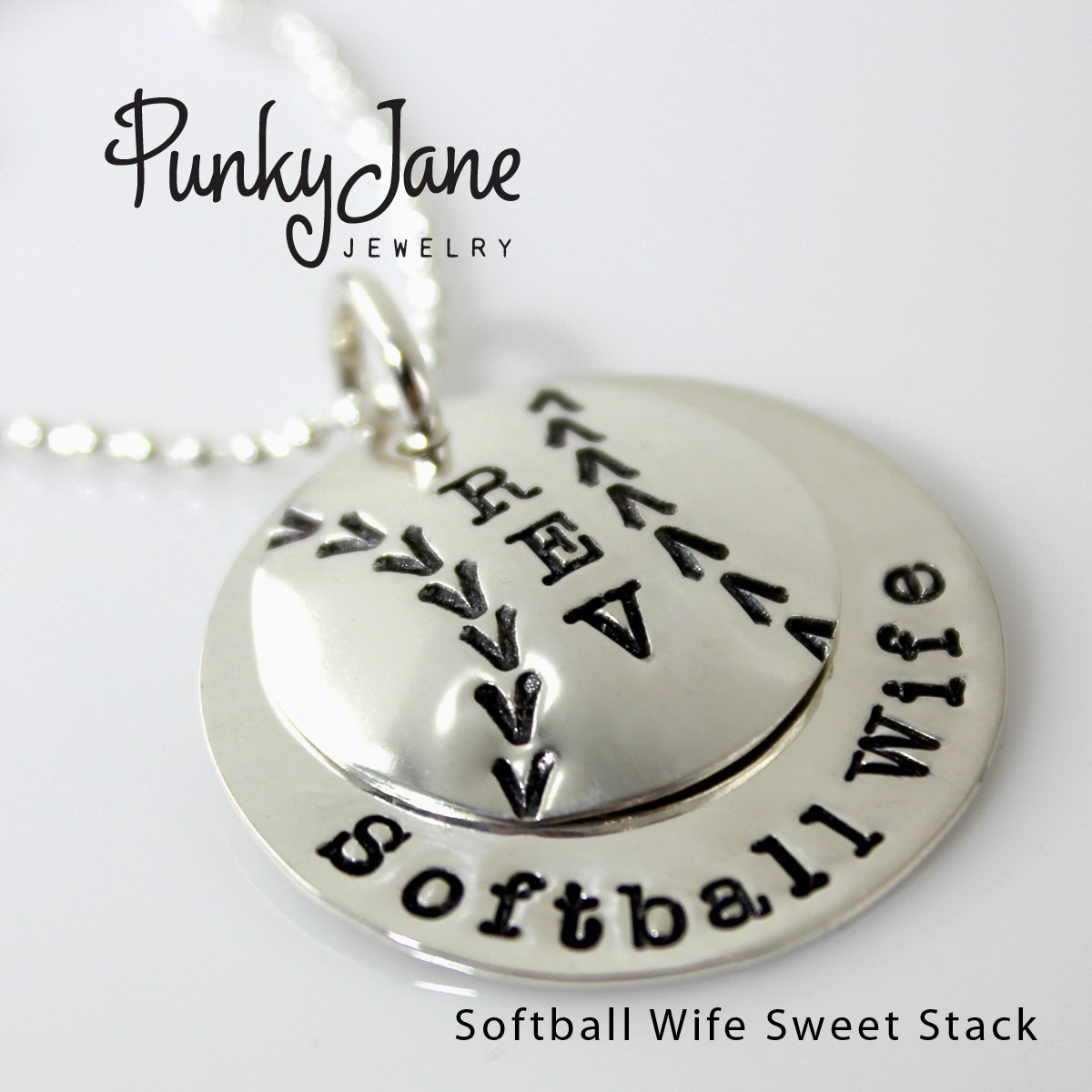 http://shop.punkyjane.com/Softball-Wife-Sweet-Stack-hand-stamped-and-personalized-necklace-2180.htm