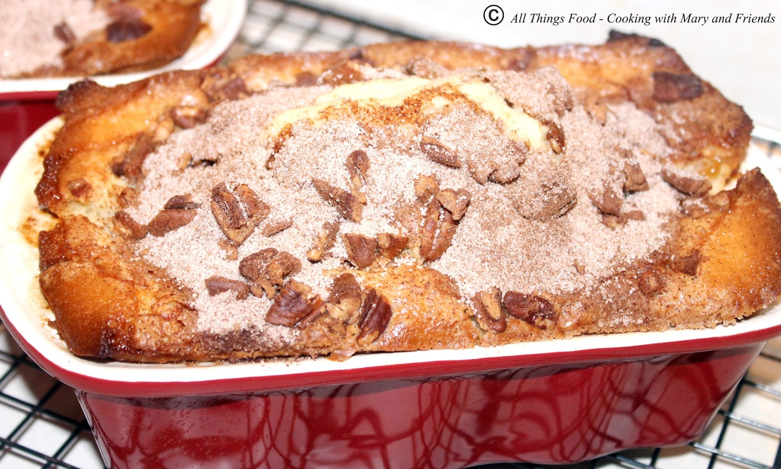 Cooking With Mary and Friends Caramel Apple Jam Bread w/Cinnamon Sugar
