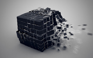 Broken 3d Cubes