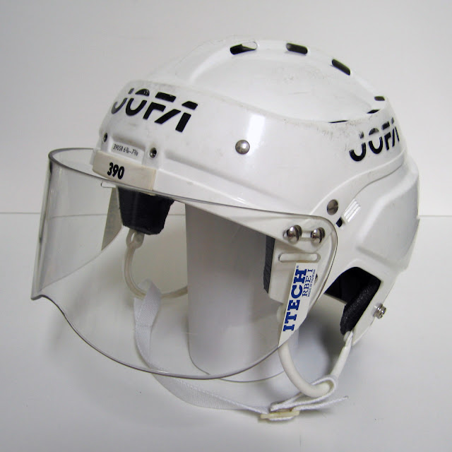 JOFA Helmets Halos of Hockey Teemu Selanne Rookie Helmet Modification