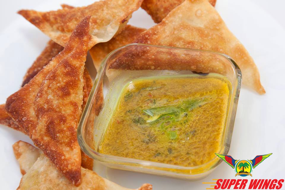 Super Wings NY Crab Dumpling with Curry Coconut sauce! Tobagoina
