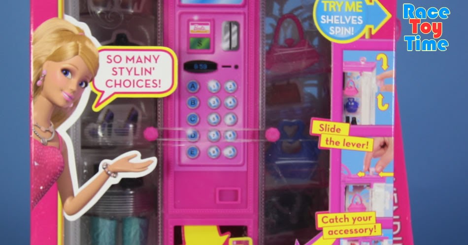 Race Toy Time: Barbie Toy Fashion Vending Machine