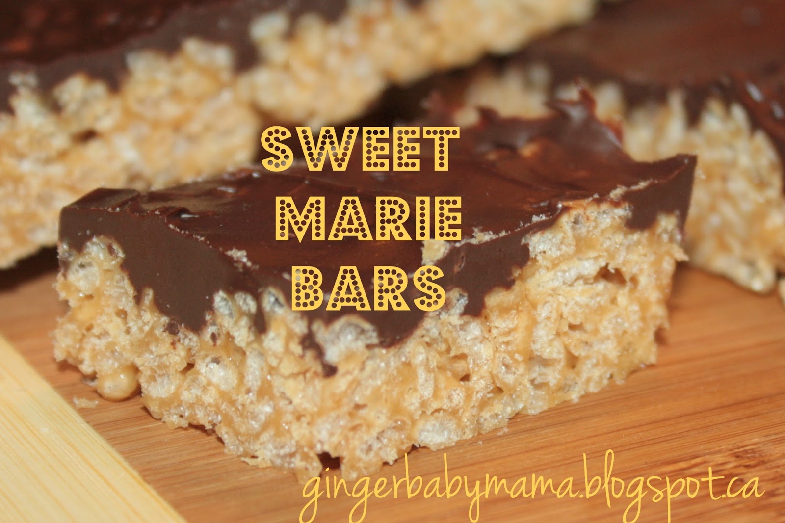 GingerBabyMama Sweet Marie Bars