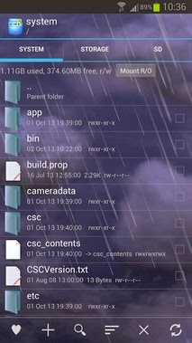 Root Explorer android apk - Screenshoot