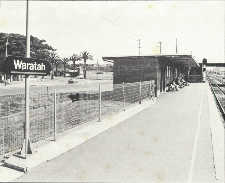 Sydney Connections Thursday ephemera Waratah station c 1990.