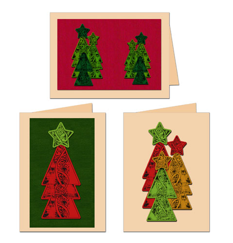 Maori Printables Card Template And Maori Styled Christmas Trees Ebook