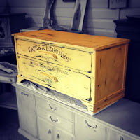 French Script Chest