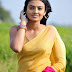 Actress Nikitha Narayan Hot Boobs in Transparent Yellow Saree