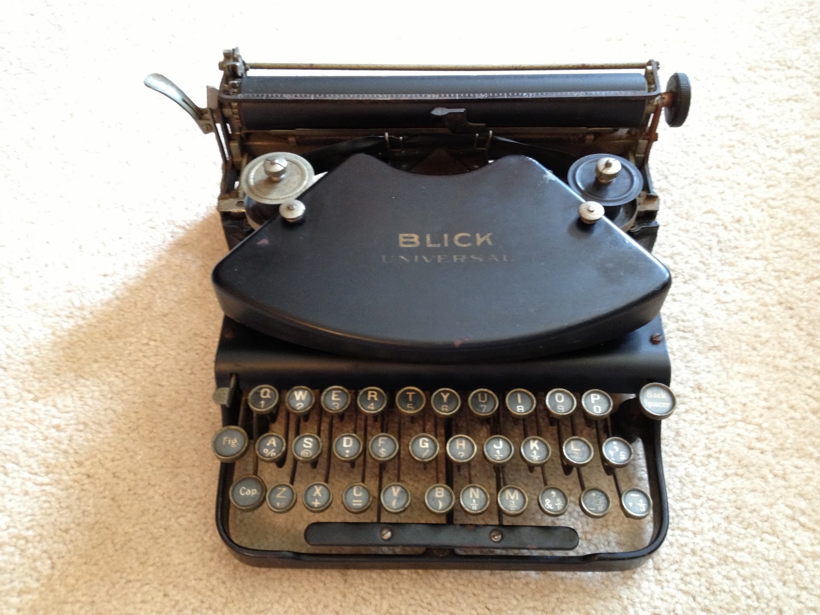 Typewriters 101 Info. Needed! New Blick Universal typewriter in the