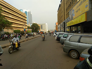A View of downtown Kampala Boulevard.