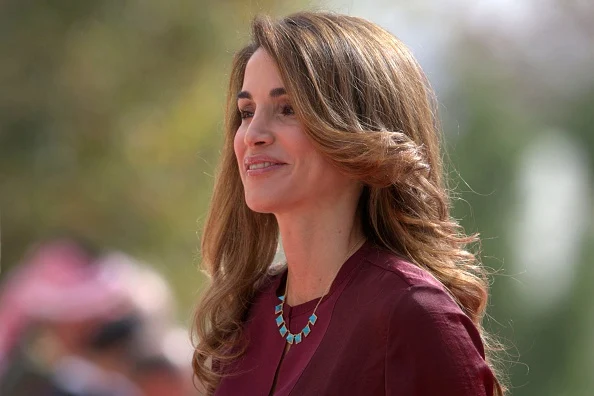 Queen Rania attends the second regular session of the parliament in Amman