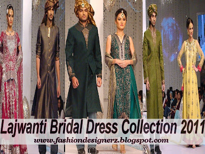 Fashion Dresses 2011 Weding Sarees on Fashion Designerz Lajwanti Bridal Dress 2011 Collection Lajwanti