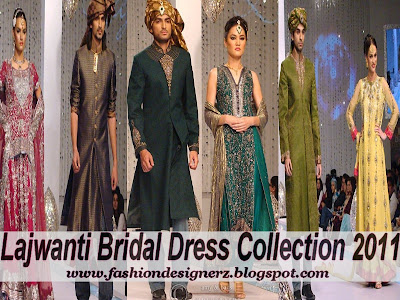 Fashion Dresses 2011 Weding Sarees on Fashion Designerz  Lajwanti Bridal Dress 2011 Collection   Lajwanti