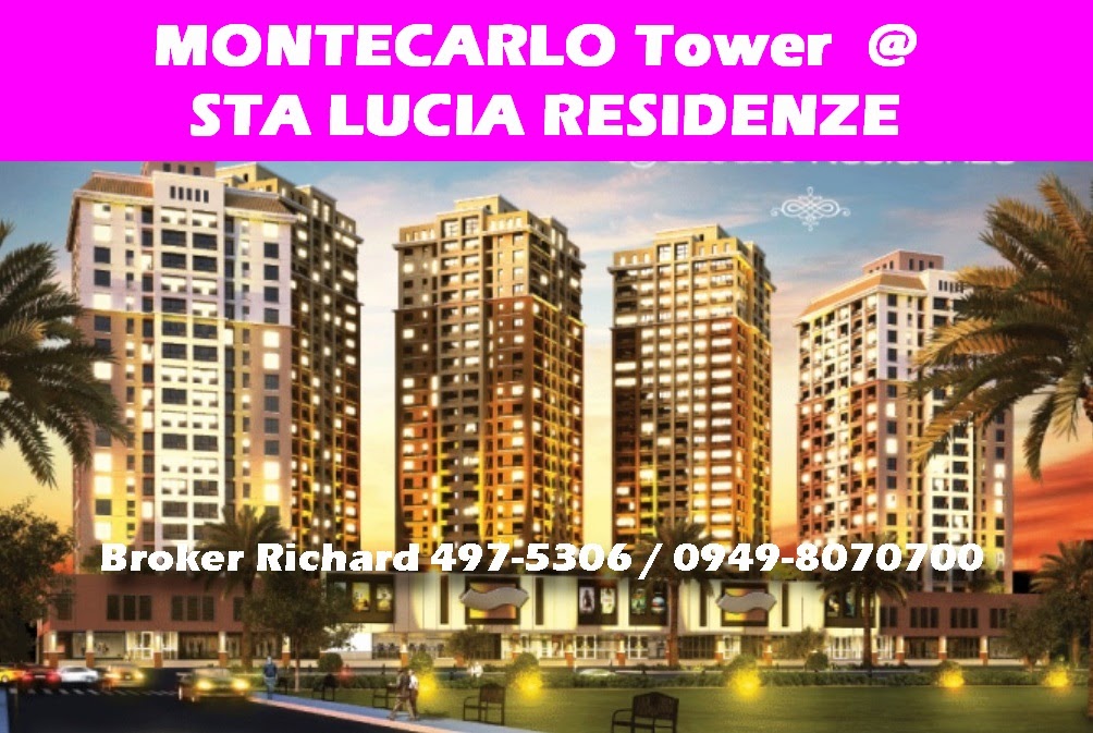MONTECARLO CONDO Sta Lucia Mall = Php 2,227,680