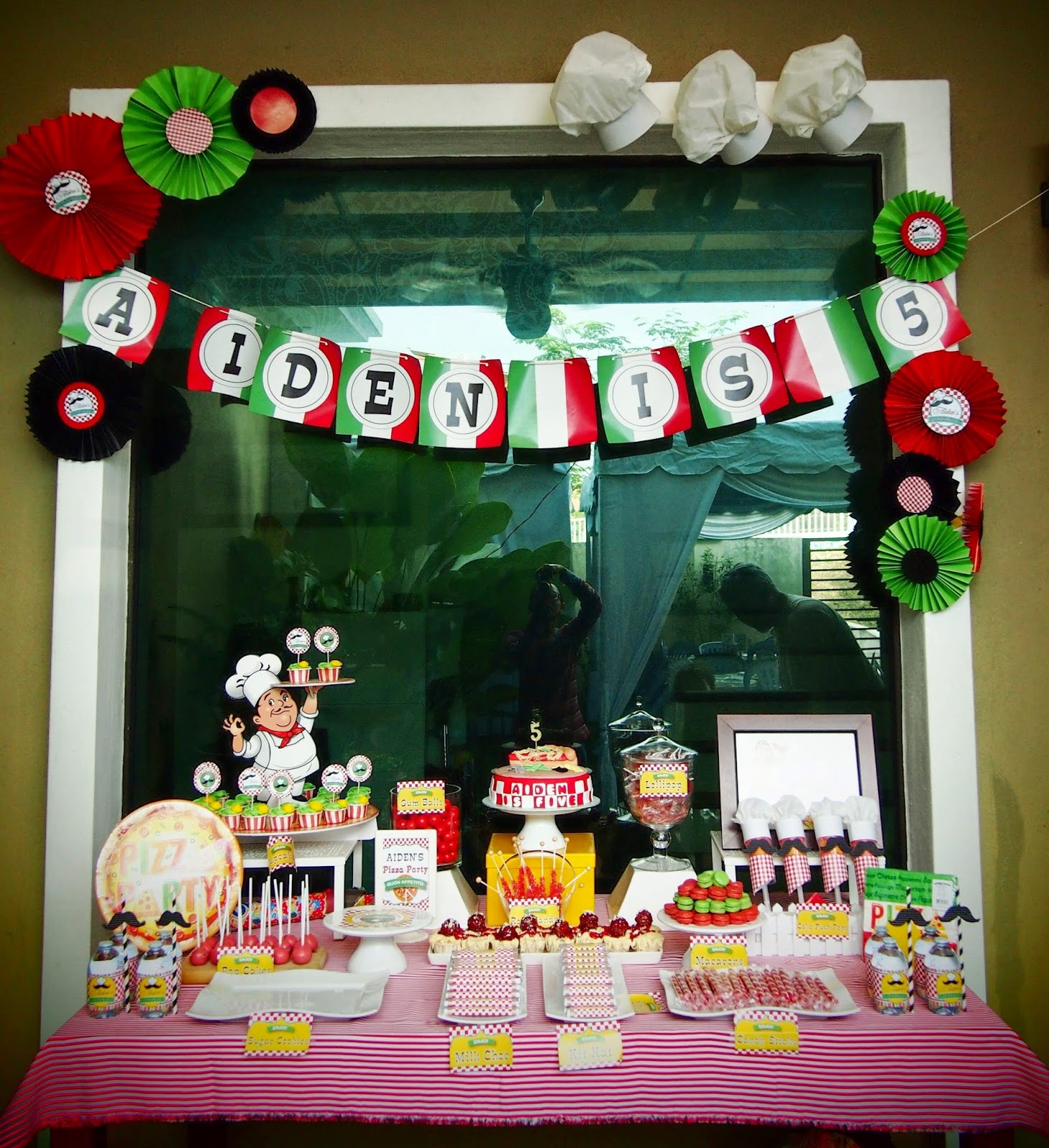 Lizzie As A Mummy Aiden S 5th Pizza Birthday Party