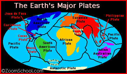 plates pangea plate earth major african american antarctic
