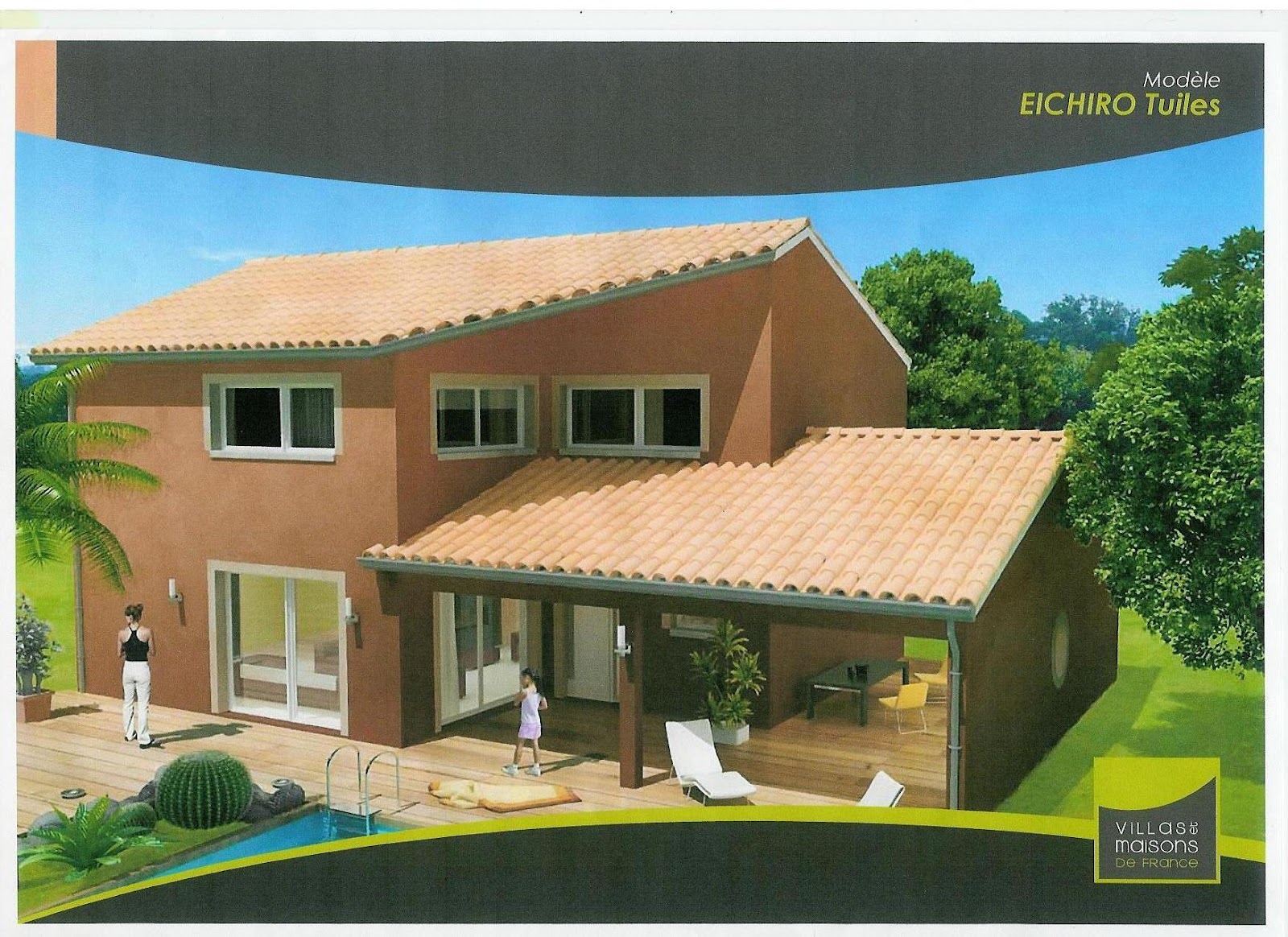 Plan maison cubique plain