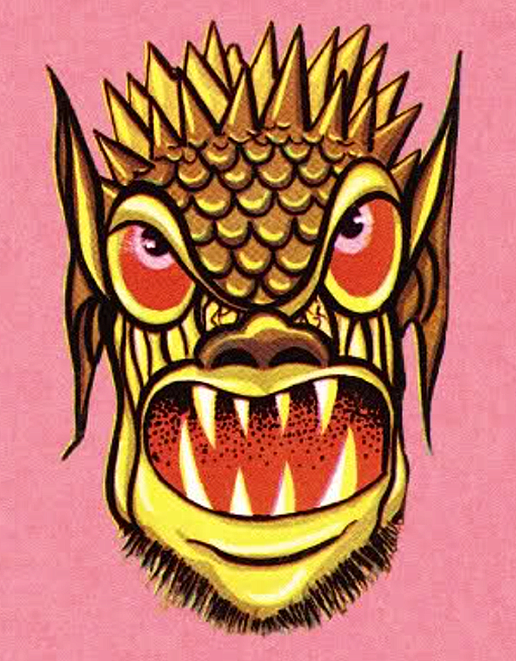 Zontar of Venus: 1970s Monster temporary tattoos