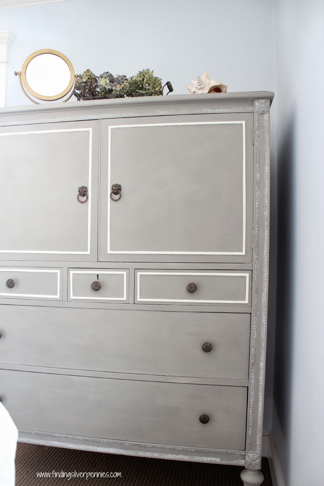 A Chalk Paint Review & The Clifton Armoire Finding Silver Pennies