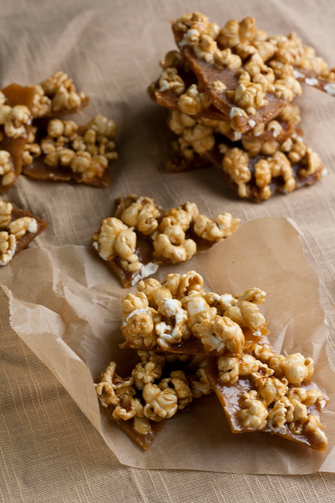 Caramel Corn Brittle hummingbird high a desserts and baking blog