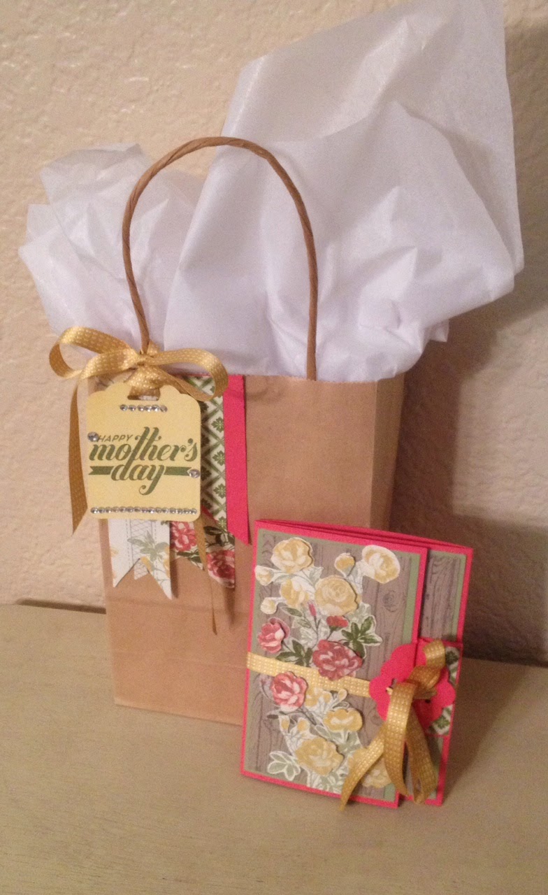 Mothers Day Gift Bag & Card Midnight Crafting
