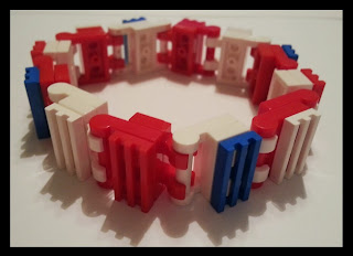 Patriotic Brick Bracelet available through Building Legos with Christ