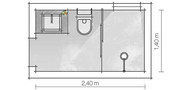 Decoración Fácil: CUARTOS DE BAÑO PEQUEÑOS BIEN DISTRIBUIDOS