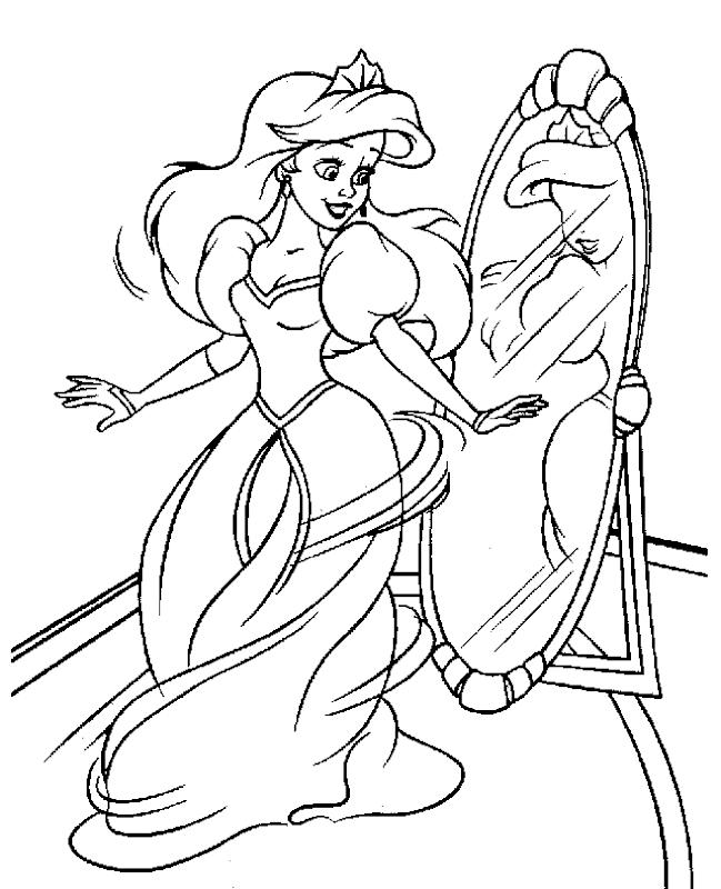 Beautiful Pretty Princess Colour Drawing HD Wallpaper title=